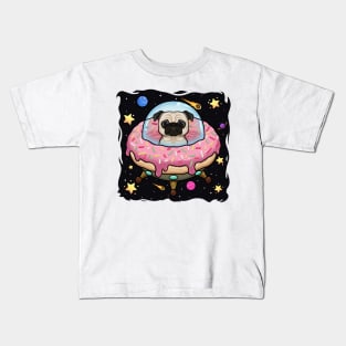 UFO Pug: A Close Encounter of the Pug Kind Kids T-Shirt